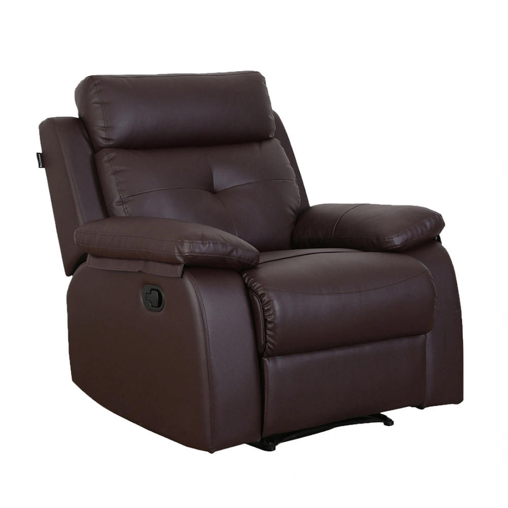 Recliners India Single Seater Recliner Sofa - Ohio (Color: Brown)-7