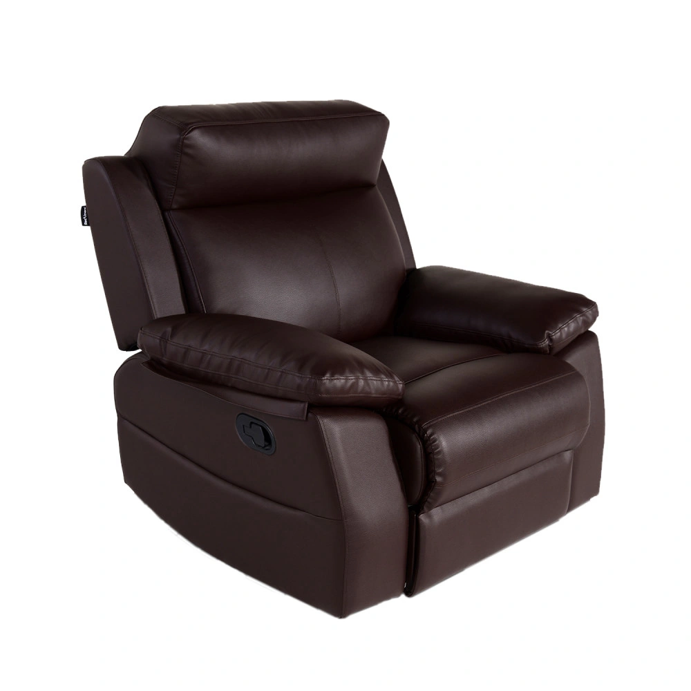 Recliners India Single Seater Recliner Sofa - Lazino (Color: Dark Brown)-7