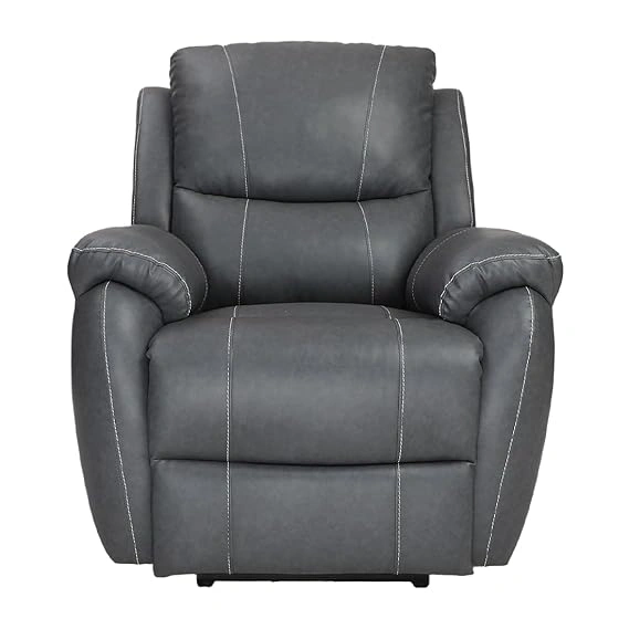 Recliners India Single Seater Recliner Sofa - Lite (Color: Grey)-1