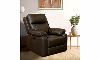 Recliners India Single Seater Recliner Sofa for Living Room - Omega (Color: Stone Grey)