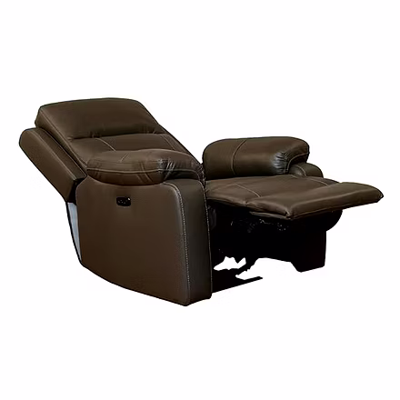 Recliners India Single Seater Recliner Sofa for Living Room - Omega (Color: Stone Grey)-3