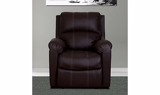 1 Seater Recliner Sofa for Living Room - Spino (Color: Brown)
