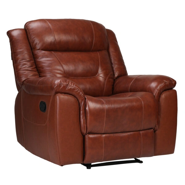 Recliners India Single Seater Recliner Sofa - Joy (Color: Chestnut Two Tone)-1