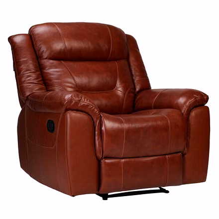 Recliners India Single Seater Recliner Sofa for Living Room- Joy (Color: Chestnut Two Tone)-1