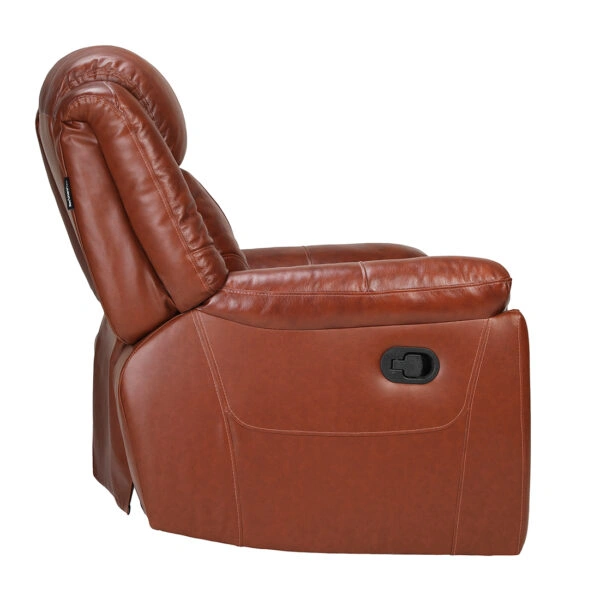 Recliners India Single Seater Recliner Sofa - Joy (Color: Chestnut Two Tone)-2