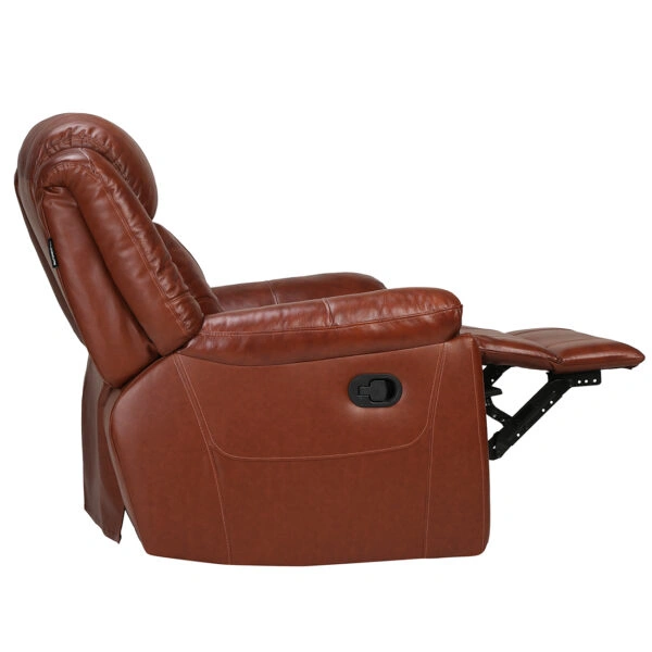 Recliners India Single Seater Recliner Sofa - Joy (Color: Chestnut Two Tone)-3