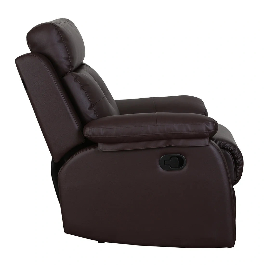 Recliners India Single Seater Recliner Sofa - Ohio (Color: Brown)-2