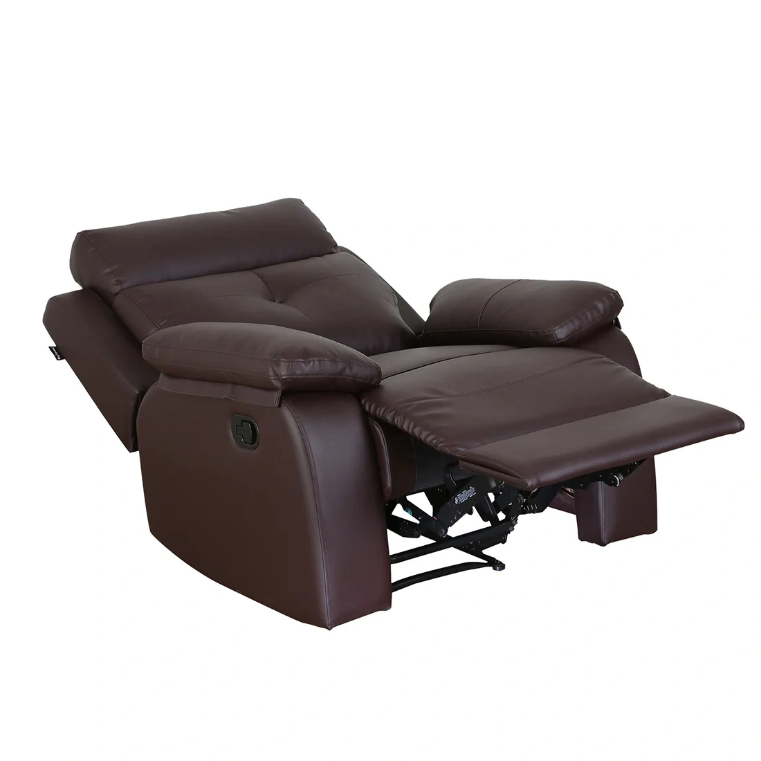 Recliners India Single Seater Recliner Sofa - Ohio (Color: Brown)-3