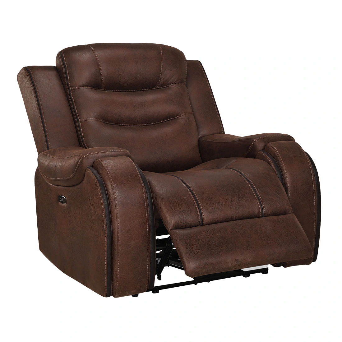 Recliners India Single Seater Recliner Sofa - Silk (Color: Chocolate Brown)-2