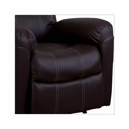 Single Seater Recliner Chair for Living Room – Spino Brown | Recliner Chair | Recliner Chairs for Home Relax | Recliner | 1 Seater Chair Sofa | Single Seater Motorized/Manual Recliner | 1 Year Warranty | Recliners India-4