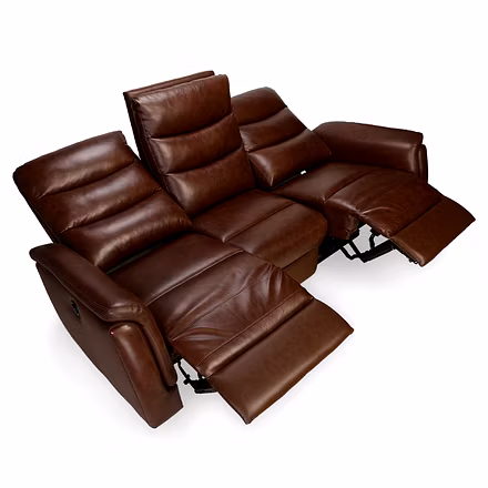 Three Seater Recliner Sofa for Living Room – Crown | Recliner Sofa | Recliner Chairs for Home Relax | Recliner | 3 Seater Chair Sofa | Three Seater Motorized/Manual Recliner | 1 Year Warranty | Recliners India-2
