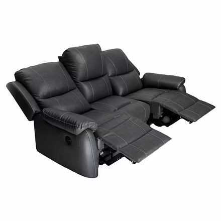 Three Seater Recliner Sofa for Living Room – Lite | Recliner Sofa | Recliner Chairs for Home Relax | Recliner | 3 Seater Chair Sofa | Three Seater Motorized/Manual Recliner | 1 Year Warranty | Recliners India-1
