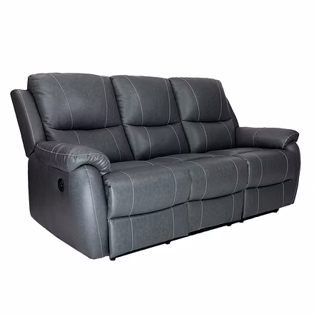 Three Seater Recliner Sofa for Living Room – Lite | Recliner Sofa | Recliner Chairs for Home Relax | Recliner | 3 Seater Chair Sofa | Three Seater Motorized/Manual Recliner | 1 Year Warranty | Recliners India-3