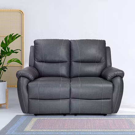 Two Seater Recliner Sofa for Living Room– Lite | Recliner Sofa | Recliner Sofa for Home Relax | Recliner | 2 Seater Chair Sofa | Two Seater Motorized/Manual Recliner | 1 Year Warranty | Recliners India-TWOLITE