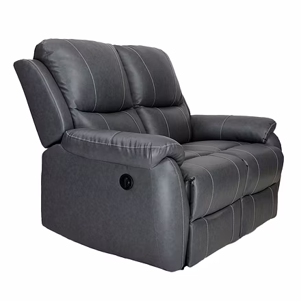 Two Seater Recliner Sofa for Living Room– Lite | Recliner Sofa | Recliner Sofa for Home Relax | Recliner | 2 Seater Chair Sofa | Two Seater Motorized/Manual Recliner | 1 Year Warranty | Recliners India-1