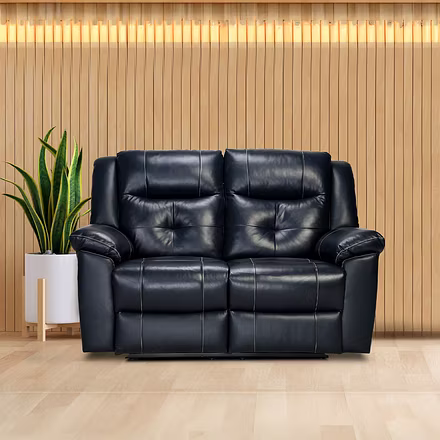 Two Seater Recliner Sofa for Living Room - Zeal | Recliner Sofa | Recliner Sofa for Home Relax | Recliner | 2 Seater Chair Sofa | Two Seater Motorized/Manual Recliner | 1 Year Warranty | Recliners India-Zeal2
