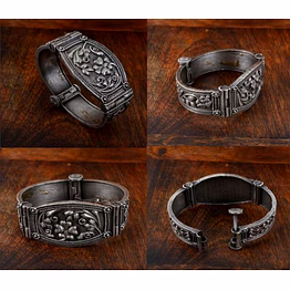 oxidised antique tribal braclet/bangle collection