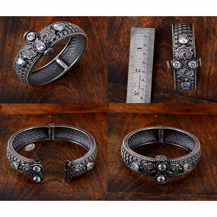 Oxidised Antique Tribal Braclet/Bangle Collection-1