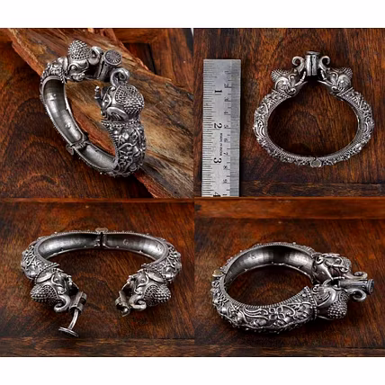 Oxidised Antique Tribal Braclet/Bangle Collection-3