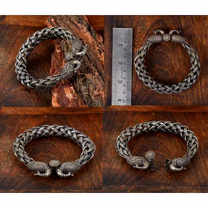 Oxidised Antique Tribal Braclet/Bangle Collection-4