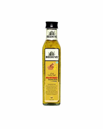 BEEHIVE MUSTARD SAUCE CREAM DRESSING 530GM AUTHENTIC PUNGENT MUSTARD SAUCE-12370126