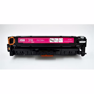 pdc-318m magenta toner cartridge compatible with canon cartridge 318 magenta