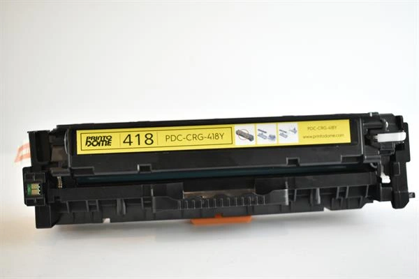 PDC-418Y Yellow Toner Cartridge Compatible with Canon 418 Yellow-Pri1087