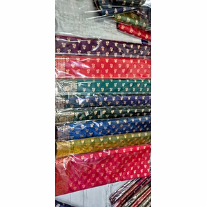 Exquisite Semi Katan Silk Saree - Blend of Tradition and Comfort