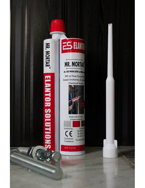 Pure epoxy based chemical mortar for reinforcing concrete-12338954