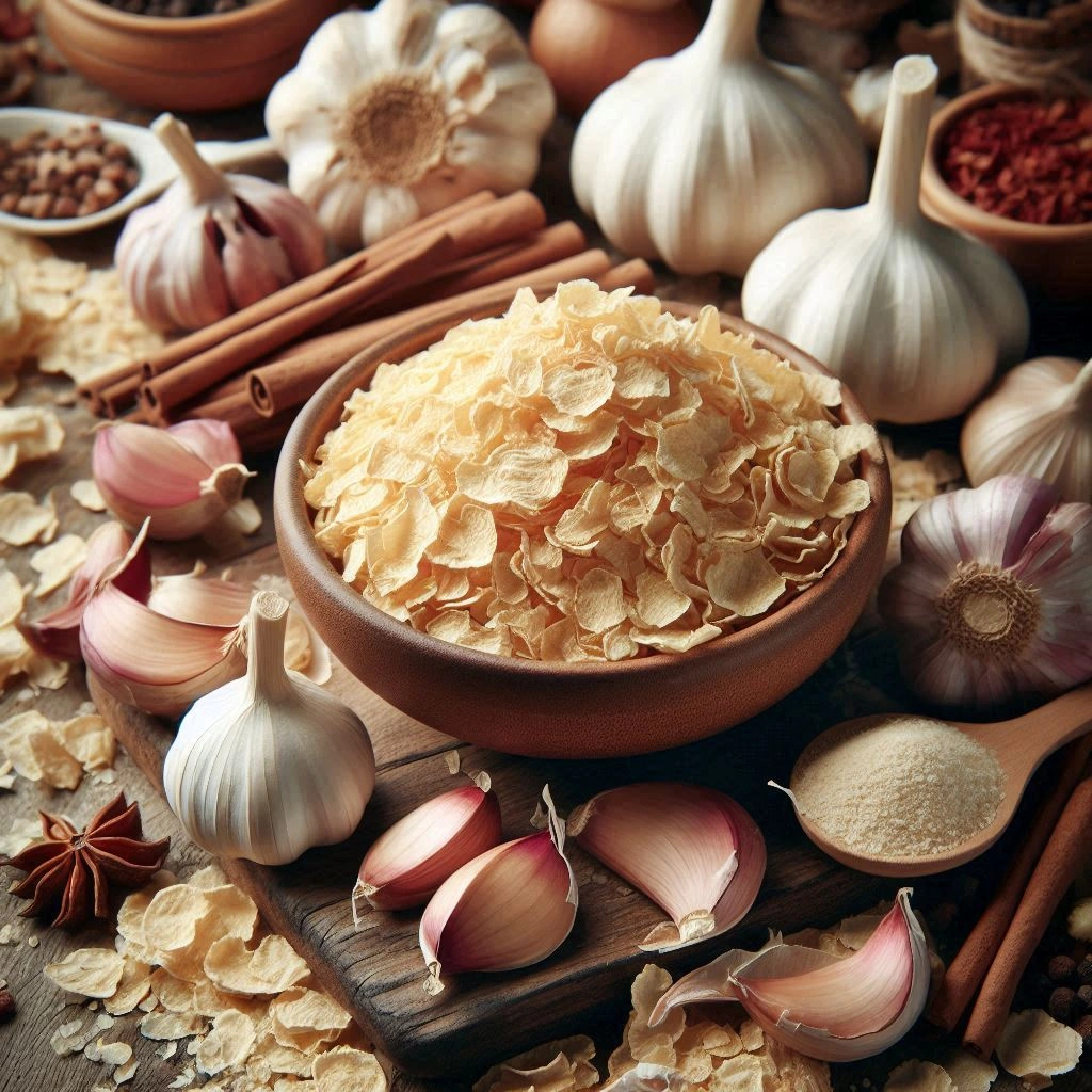 Premium Dehydrated Garlic Flakes for Culinary Excellence-12225222