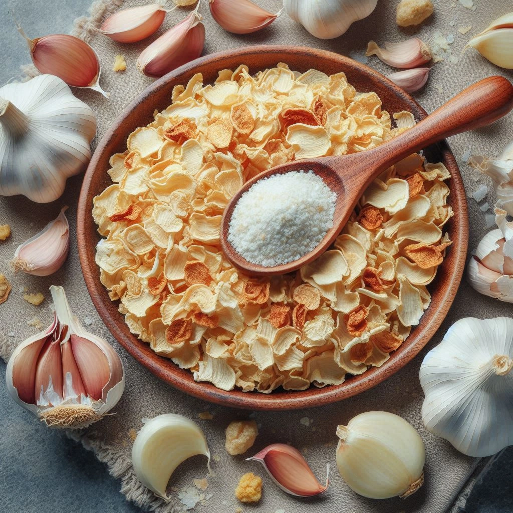 Premium Dehydrated Garlic Flakes for Culinary Excellence-1