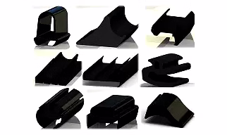Extruded EPDM Rubber profiles