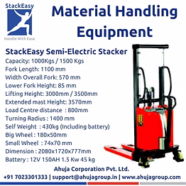 stackeasy semi-electric stacker