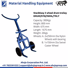 stackeasy drum trolley ( 3 wheel trolley)
