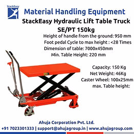 stackeasy hydraulic lift table truck
