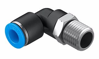 Push-in L-fitting