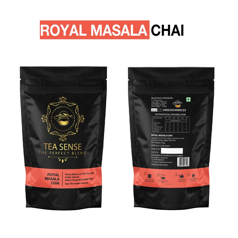 TEA Sense Premium CTC Tea Chai Milk Tea Masala