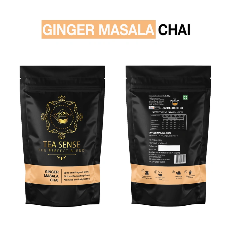 TEA Sense Premium CTC Tea Chai Milk Tea Masala