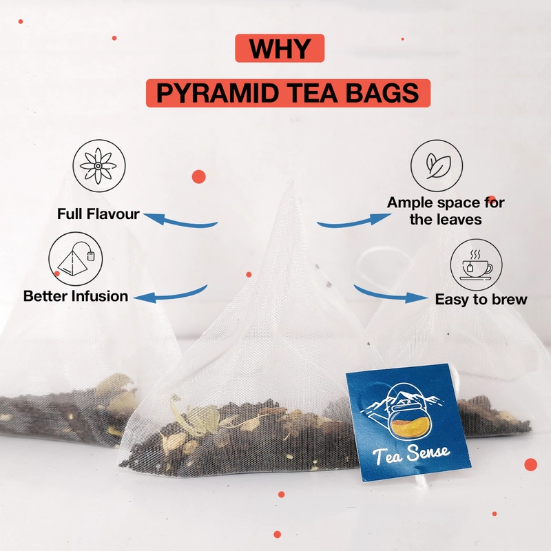 TEA Sense Premium CTC Tea Chai Milk Tea Masala pyramid tea bag