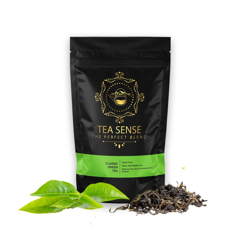 TEA Sense Organic Green Tea Darjeeling Assam Weight Loss Slimming 