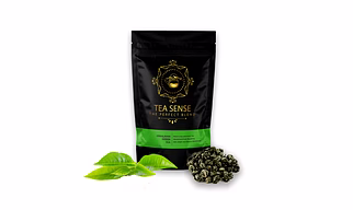 TEA SENSE Himalayan Green Tea | Loose Leaf | 100g | Long Leaf Organic Darjeeling Green Tea | Brew in 2-3 Minutes | 50+ Cups