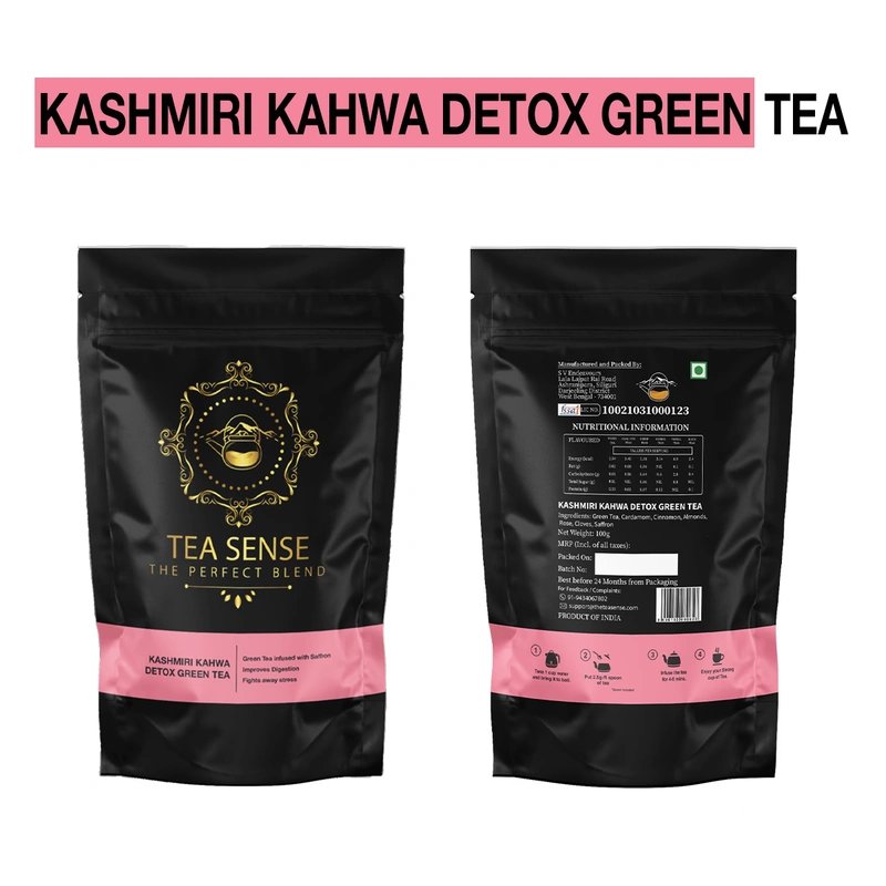 TEA Sense Organic Green Tea Darjeeling Assam Weight Loss Slimming 