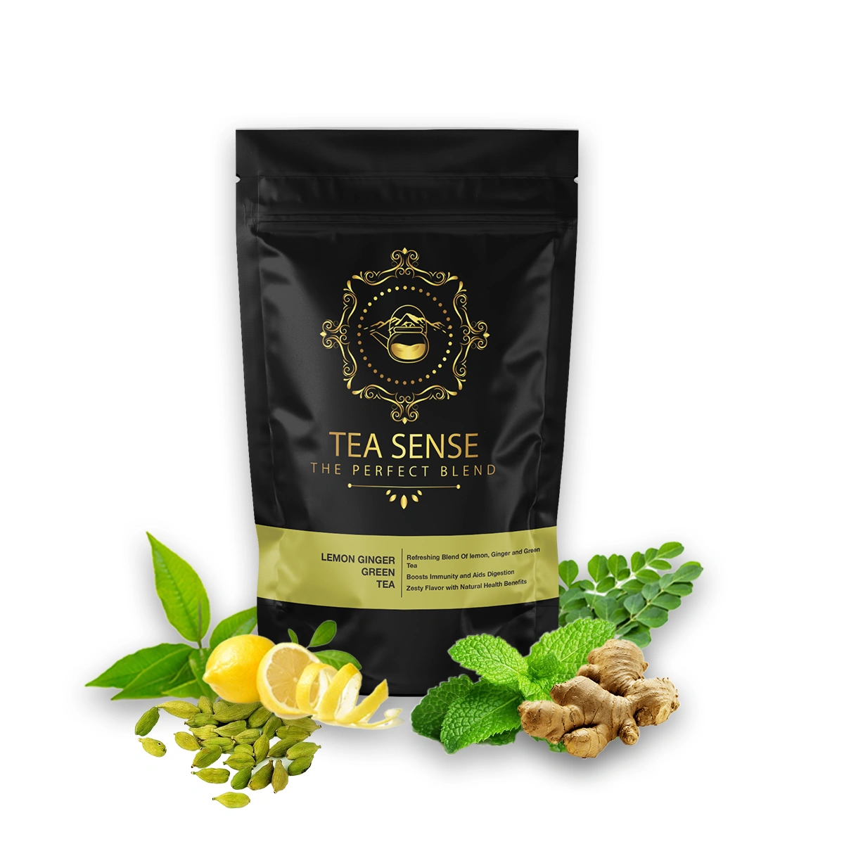 tea sense lemon ginger green tea