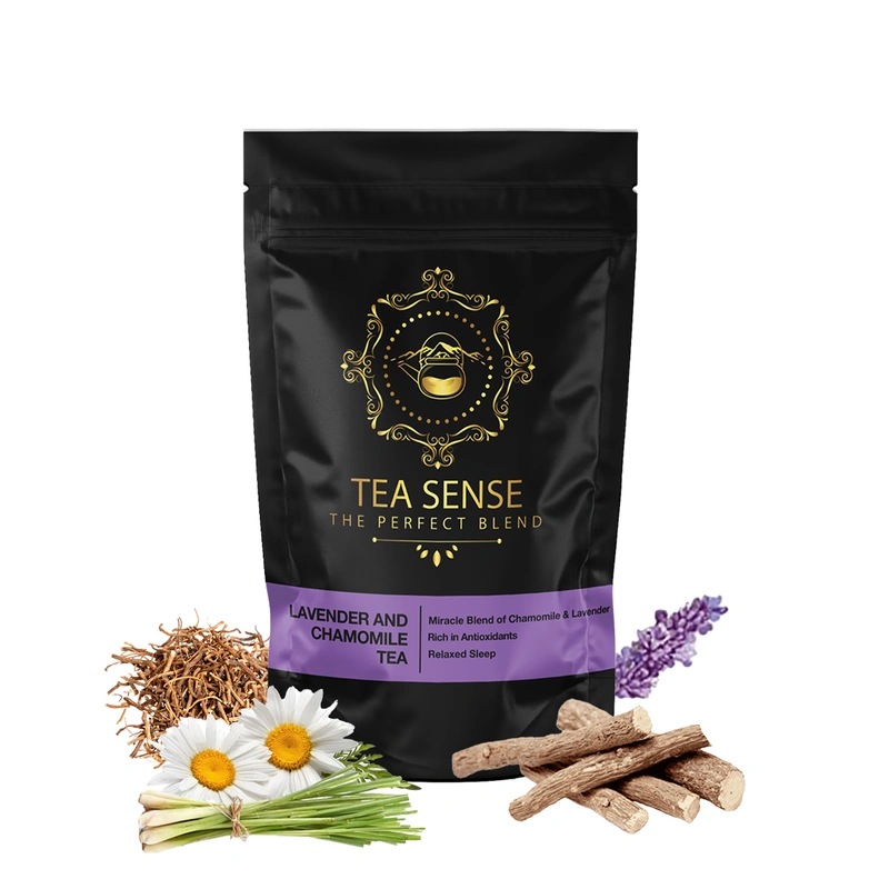 premium flower herbal organic tea chamomile rose lavender hibiscus butterfly blue pea 