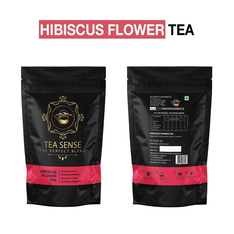 premium flower herbal organic tea chamomile rose lavender hibiscus butterfly blue pea 