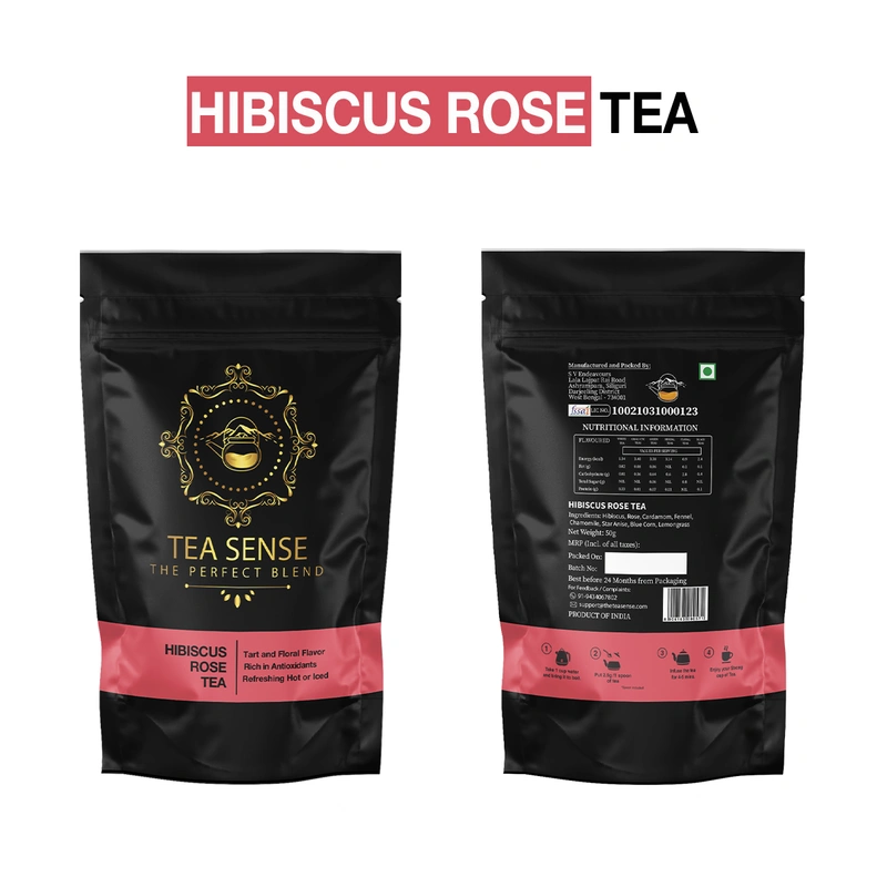 premium flower herbal organic tea chamomile rose lavender hibiscus butterfly blue pea 