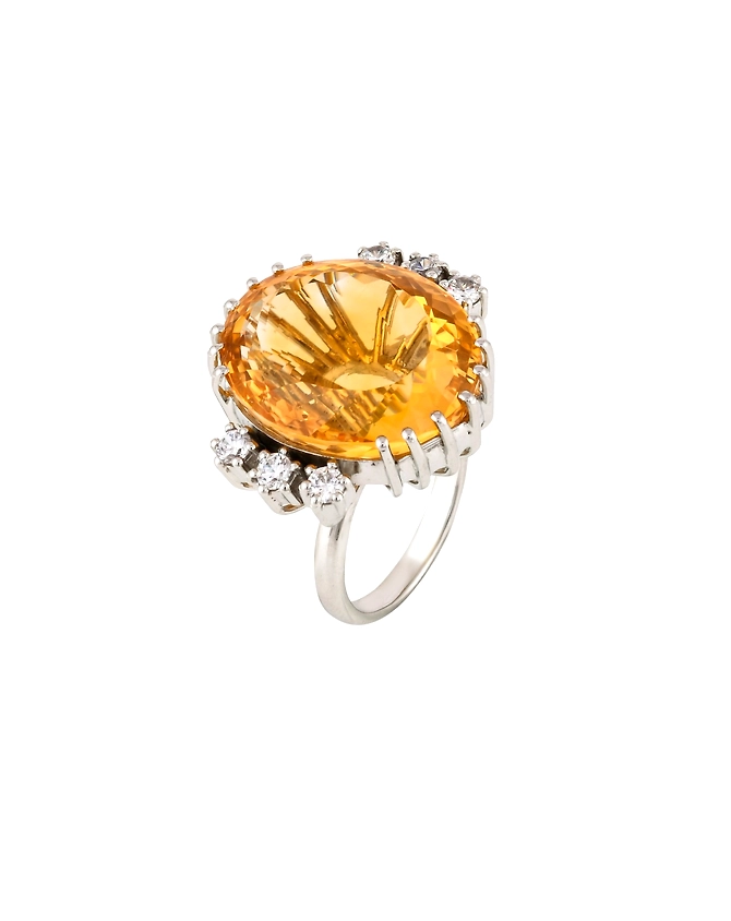 Citring Sunshine Silver Ring-12342980