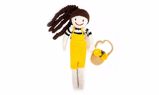 NESTA TOYS - Handmade Crochet Doll (11 Inch) | Amigurumi Stuffed Toy