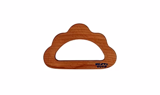 NESTA TOYS - Beech Wooden Cloud Teether (0-1.5 years)