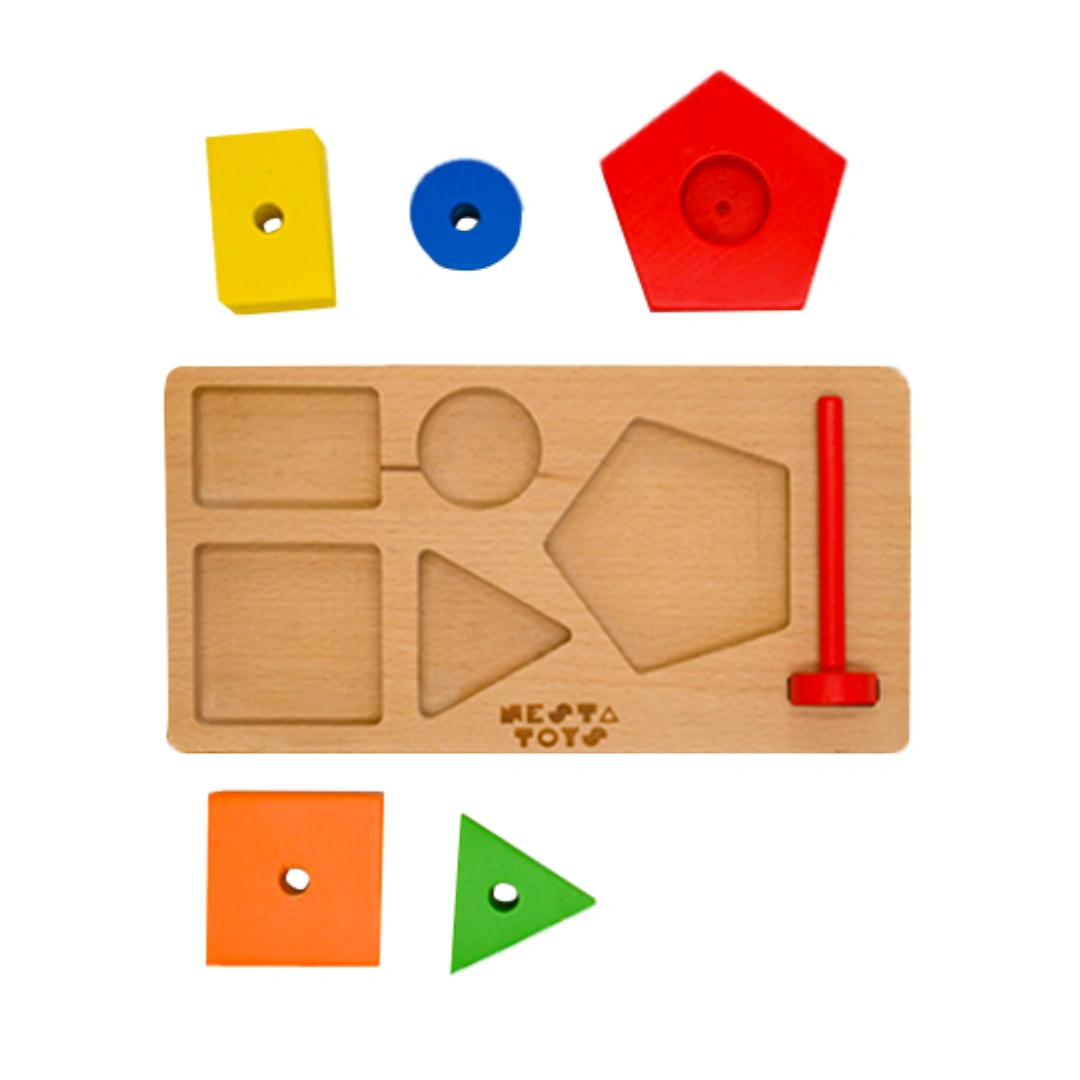 NESTA TOYS - Montessori Stacker | Shape Sorter-2